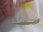 Vintage Kennedy Brand Madison WI Clear Half Pint Glass Milk Bottle 5.50" Tall — photo 7