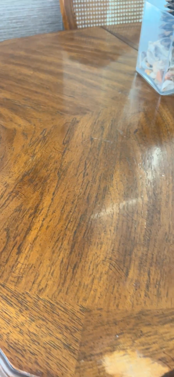 Drexel Heritage Extending solid oak dining table and 6 chairs | eBay