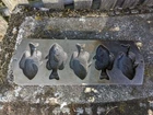 LODGE CAST IRON Perch Fish Cornbread Muffin Hushpuppy Mold Pan 5PP2 Discontinued