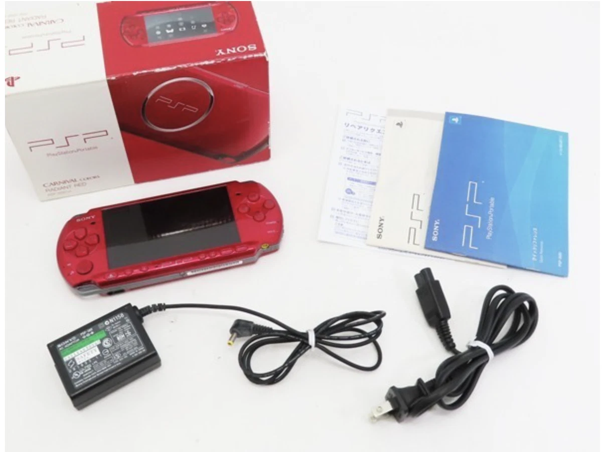 Sony PSP-3000 Red Pink Blue White Silver Black Select Color w/ Box  [Excellent]