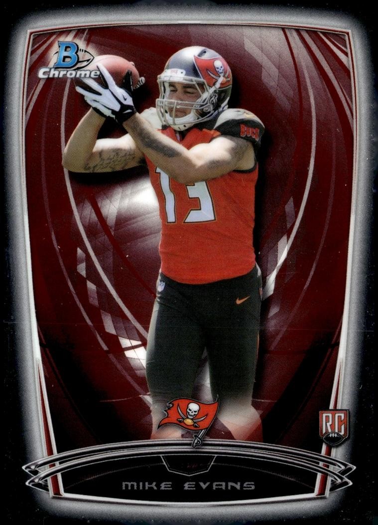 2014 Bowman Chrome #170 Mike Evans