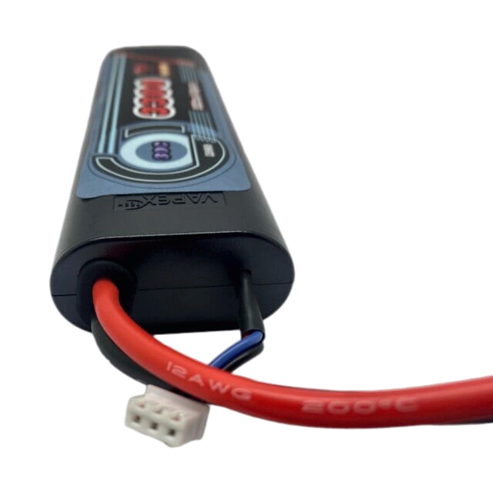 Rechargeable Battery 7.4V 3300mAh Li-Po Pack Vapextech Rounded Hard case Tamiya