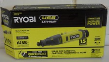 RYOBI USB Lithium Rotary Tool Kit w/ 2.0Ah Battery BITS FVM51K .