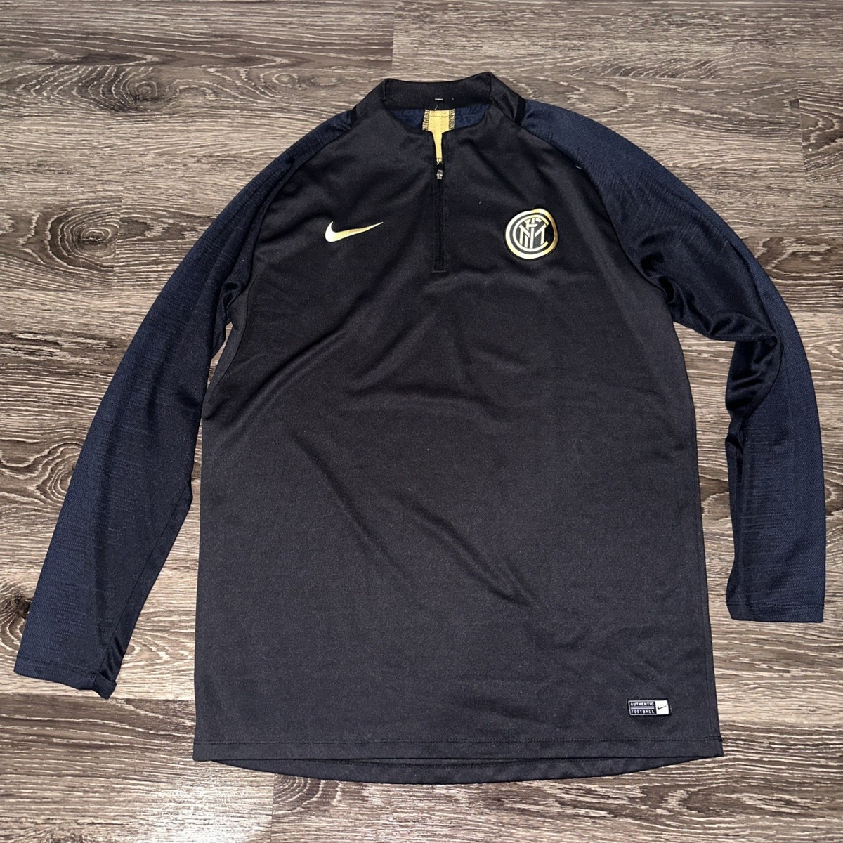 INTER MILAN 2018/2019 FOOTBALL DRILL TOP NIKE SIZE 2XL ADULT