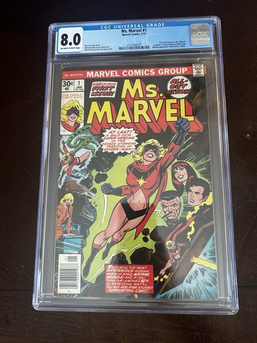 Ms. Marvel #1 (Marvel Comics 1977) CGC 8.0 1st App Carol Danvers As Ms. Marvel