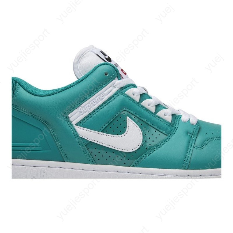 Size 8.5 - Nike Supreme x Air Force 2 Low Teal for sale online | eBay