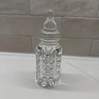 Vintage Waterford Crystal Lismore Baby Bottle Figurine Signed 6” Rare