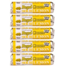 Regal Crown Roll Sour Lemon, 1.01 Ounce Pack of 5 , Sour Candy, The Hampton...