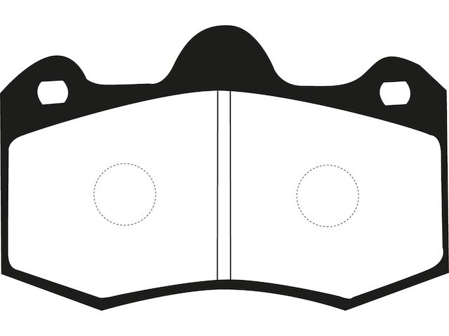 For 2012-2014 McLaren MP4-12C Brake Pad Set Rear EBC 94489QFBH 2013