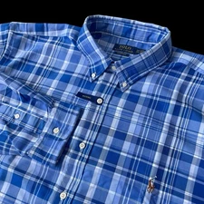 Polo Ralph Lauren Men's Classic Fit Performance Oxford Shirt Blue Size 2XLT $148