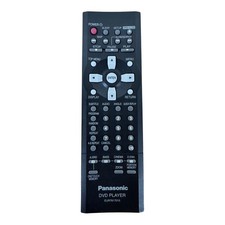 Panasonic EUR7617010 DVD Player Remote Control Black Replacement Has Been Tested