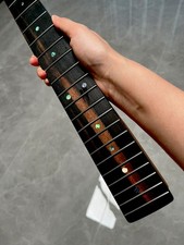 Stainless Ebony fingerboard Jumbo Fret 22Fret flame Maple Electric guitar Neck