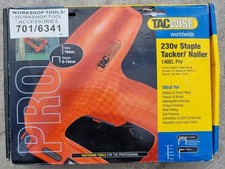 Tacwise 140EL Pro Electric Stapler Nailer Staple Gun Boxed + 15mm Nails VGC