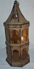 Yellow Moroccan Candle Holder Lantern Lamp Table Centerpiece Terrace Wedding 18"
