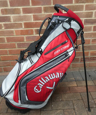 Callaway Chev Golf Carry Stand Bag - Red / Grey / Black ~V.V.G.C.~