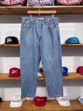 Vintage Y2K Levi's 550 Relaxed Fit Light Wash Blue Denim Jeans 36x29
