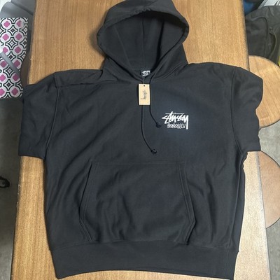Stussy HONOLULU Exclusive Adult XL Pullover Hoodie, Heavyweight, Black 
