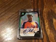 BJ Upton 2006 Bowman Originals 2005 Draft Buyback auto #ered 564/667