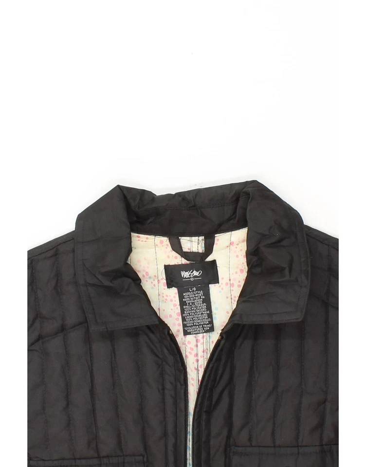 MOSSIMO Womens Padded Jacket UK 16 Large Black Polyester BY06 - Image 3 of 3