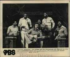1975 Press Photo Don McClean and The Persuasions appear on Soundstage on PBS
