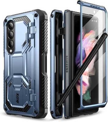 For Galaxy Z Fold 4 5G,i-Blason Stand Case Full-Body Screen Protector Cover Tilt