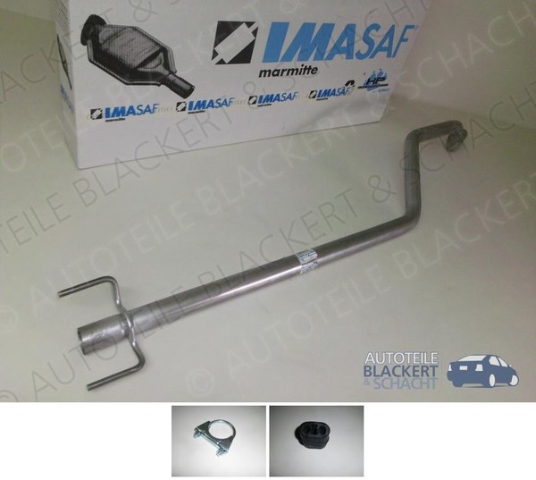 Imasaf Auspuff Mittelrohr+ZubehöR für Opel Meriva 1.7 Cdti 74KW O. DPF 2003-2010-image