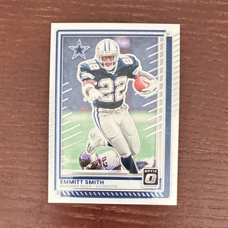 2025 Panini Donruss Optic Emmitt Smith Dallas Cowboys #5 Optic Football Card