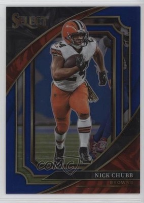 2022 Panini Select Suite Level Blue Prizm 65/99 Nick Chubb #341 0q3