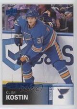 2019-20 Upper Deck Overtime Rookies Blue Foil Klim Kostin #171 8yu