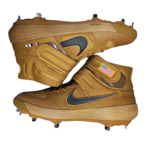 Nike Alpha Huarache Elite 2 Mid Baseball Cleats Mens 15 Brown Lace Up CI2227-900