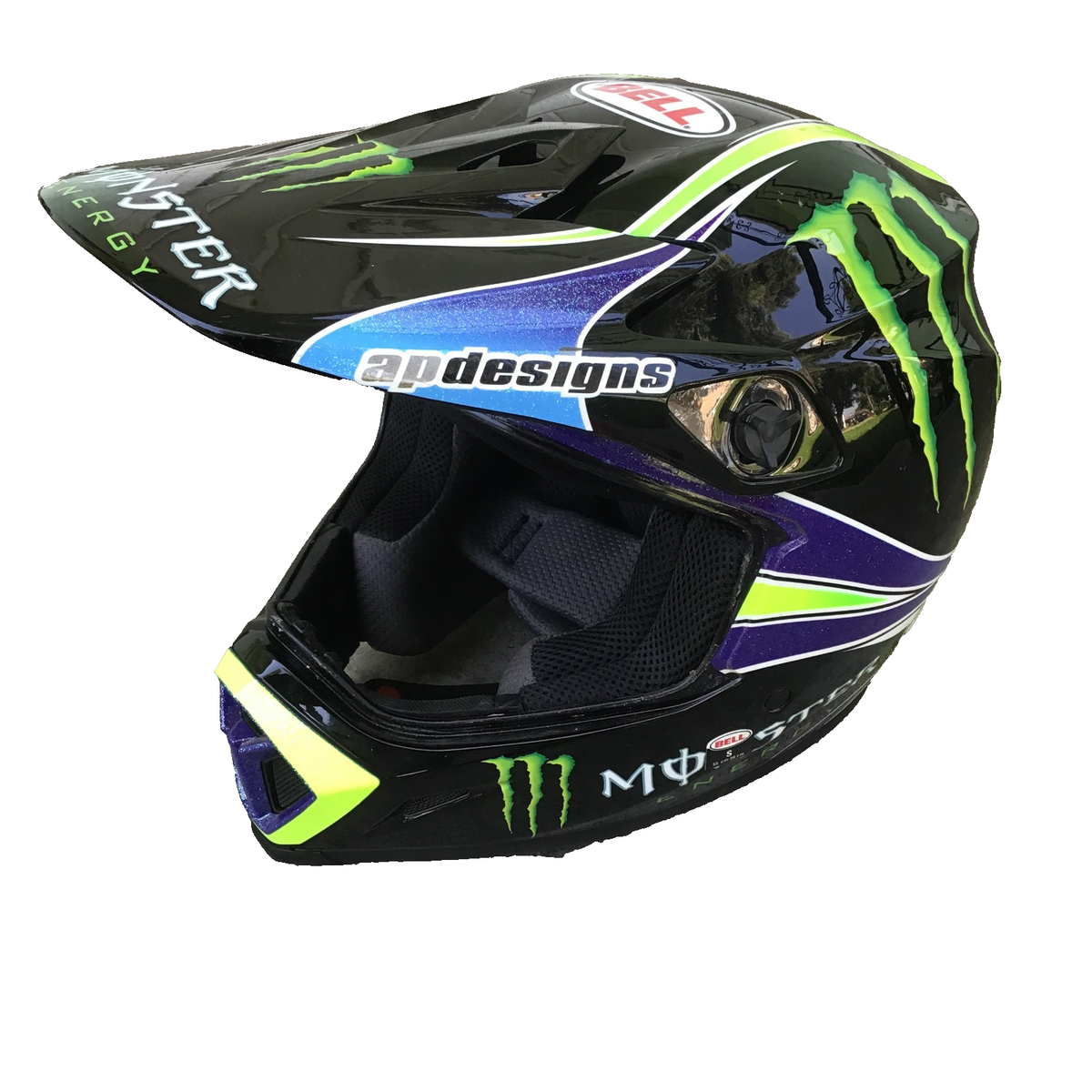 Monster Energy Bell MX-9 MIPS Pro Circuit Helmet Size Small AP