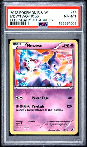 Mewtwo graded PSA 8 for sale on eBay