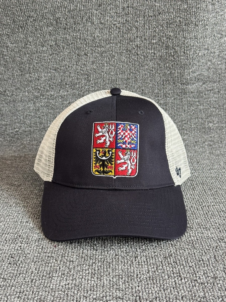 '47 Brand Czech Republic Trucker Snapback Navy White OSFA Mesh Back Hat