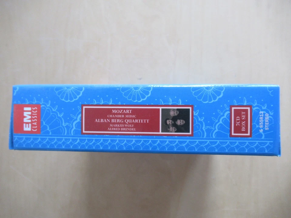 Alban Berg Quartett-Mozart Chamber Music-mit Wolf & Brendel-7er Emi CD Box-NM - Bild 3 von 4