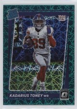 2021 Panini Donruss Optic Rated Rookie Green Velocity Prizm Kadarius Toney 13t1