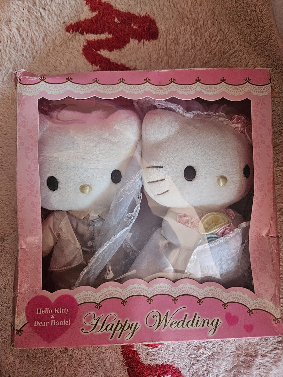 Hello Kitty & Dear Daniel Happy Wedding Sanrio Plush Set 2010 w