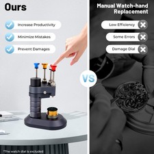 Watch Hands Pressers Tool Watchmakers Setting Fitting Press Needles Repair Tools