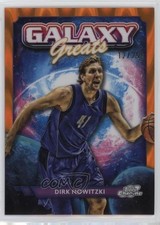 2023 Topps Cosmic Chrome Orange Galactic Refractor 12/25 Dirk Nowitzki HOF y0g