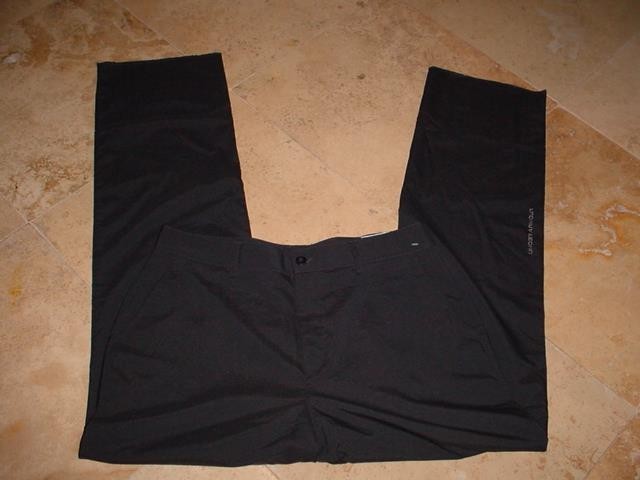 NWT UNDER ARMOUR UA UNDENIABLE ALL SEASONS GEAR GOLF PANTS BLACK SZ 36/36 $64 thumbnail 3