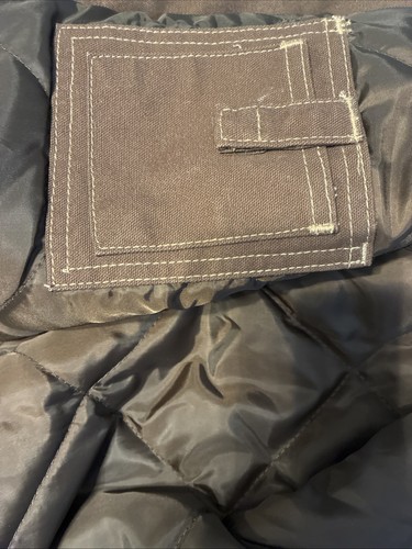 Berne Kids' Softstone Duck Quilt-Lined Hooded Jacket Coat Brown Size Large - Picture 4 of 15