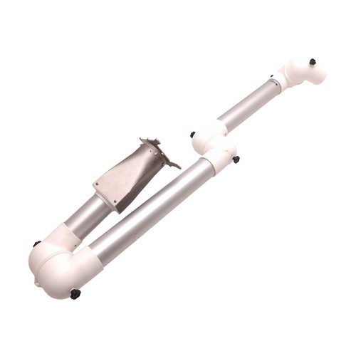 Alsident Systems 75-3590-3 Fume Extractor Arm, Wall Mount, 80-180cu m/Hr, ø75mm