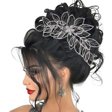 Wedding Hair Pieces For Brides Bridal Headband Rhinestone Crystal Accessory