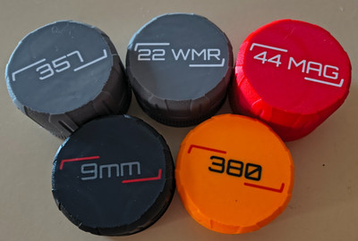 (1 Unit) Fully Customizable Ammo Storage Containers - Choose Caliber and Colors