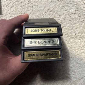 Intellivision Game lot CIB Lot &ndash; B-17 Bomber, Bomb Squad, Space Spartans. WORK!