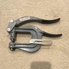 Harbor Freight Tools Deep Hand Punch 91510 Metal Gray Black Single Piece