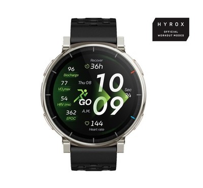 Amazfit Active 3 Premium Black Smartwatch HYROX-Modus