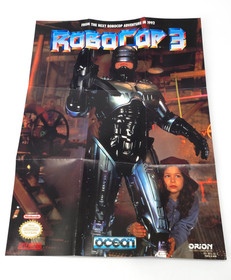 RoboCop 3 Nintendo NES USA + Rare Poster