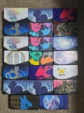 Pokemon - EMPTY ETB CARD STORAGE BOXES
