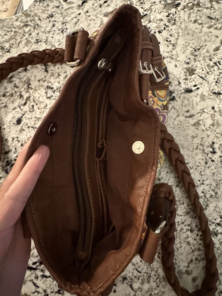 Bolso de Hombro Rosetti Diseño Floral y Paisley Tamaño Mediano Foto 3 de 4