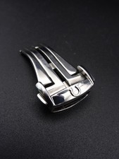 Chiusura di distribuzione originale Omega 20 mm tono argento ref 94521813 per Speedmaster ecc